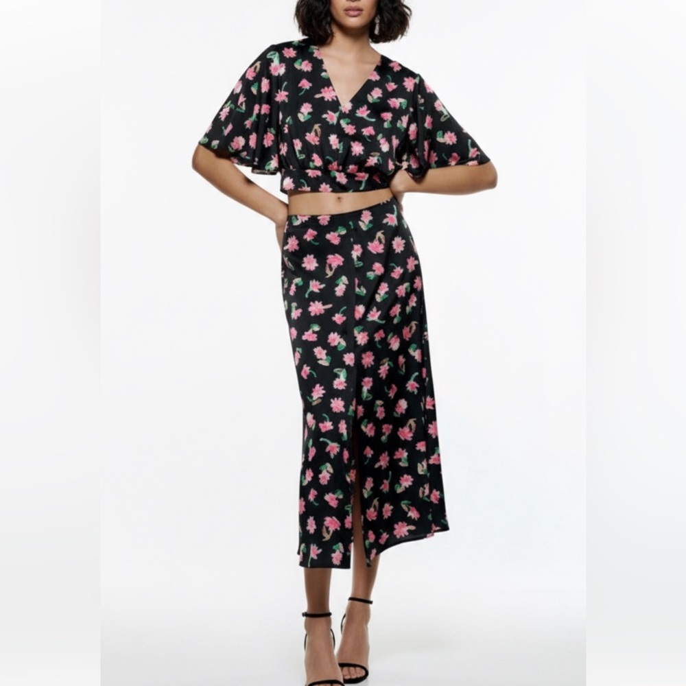 Zara set skirt and blouse size M